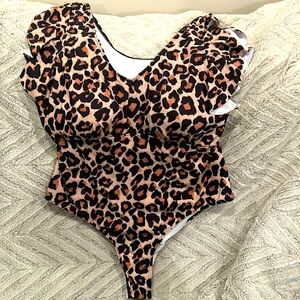 Cheetah bathing suit